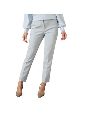 Oscar The Collection Richard Cropped Trousers in Ice Blue EU 34 US 4 QuietLuxury